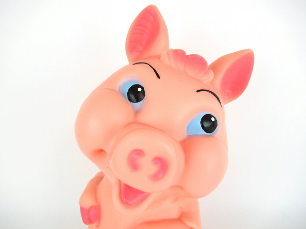 【中古】ドイツ製 ビンテージ ヴィンテージ 豚 ブタ 置物 ソフビ人形 動物 アニマ...