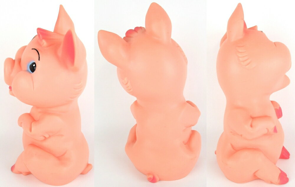 【中古】ドイツ製 ビンテージ ヴィンテージ 豚 ブタ 置物 ソフビ人形 動物 アニマ...