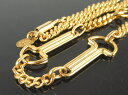 【中古】正規品 LANVIN ランバン ゴールドトーン ロングチェーンネックレス ブランドアクセサリー 二連 全長106cm【送料無料】