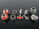 【中古】正規品 Pandora パンドラ ペンダントトップ チャーム まとめて8点セット シルバー925 ハート 王冠 キング&クイーン サンダル 銀【送料無料】