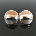 【中古】正規品 GEORG JENSEN ジョージ・ジェンセン カフスボタン カフリンクス #82シルバー925 ラウンド デンマーク製 メンズアクセサリー 2...