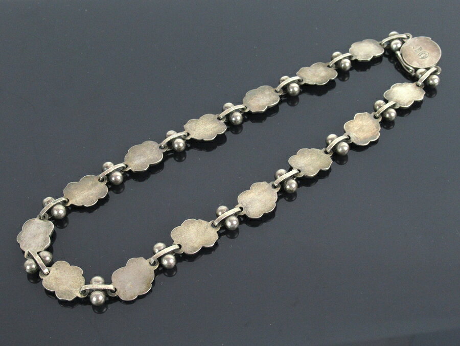 株式会社e-バリューの【中古】正規品 GEORG JENSEN ジョージ・ジェンセン ネックレス シルバーネックレス #96A 全長37cm スターリングシルバー シルバー925 銀製 デンマーク製【送料無料】｜アングル2