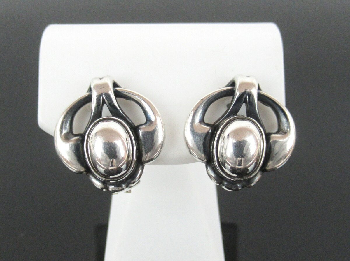 【中古】正規品 GEORG JENSEN ジョージ・ジェンセン イヤリング #2006 2006年クリップ式 シルバー925 銀 デンマーク製【送料無料】