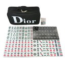 【中古】正規品 DIOR ディオール 麻雀牌 40mm牌 収納ポーチ付き 【送料無料】