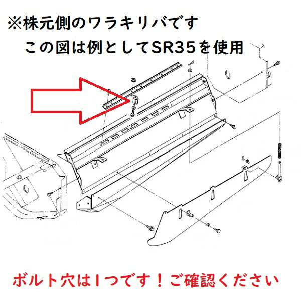 クボタ kubota くぼた 純正 コンバイン わら切刃 セツダンバ ワラキリバ【株元側】...
