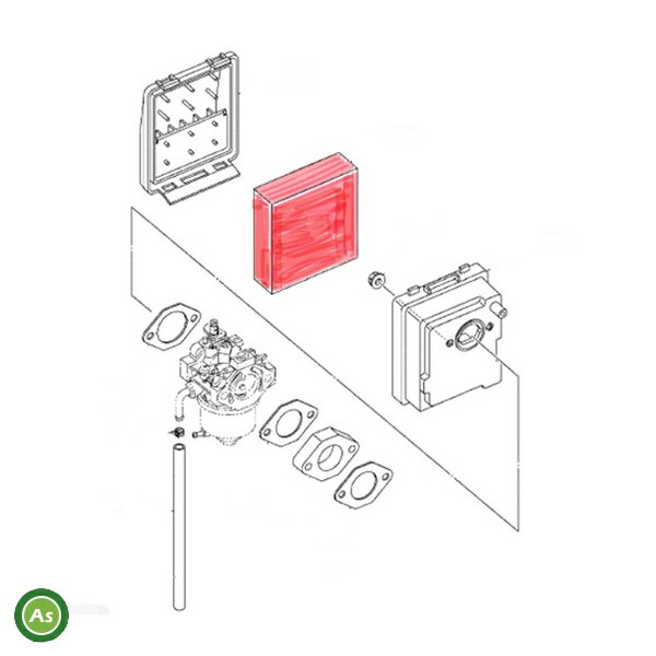 Rakuten - クボタ純正 田植機用 エアクリーナエレメント LE060-11870