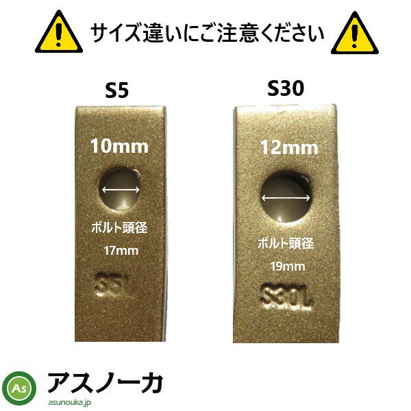 ヤンマー トラクター 耕うん爪 スーパーゴールド爪 42本セット 62-53 S30,S31 東亜重工製 3