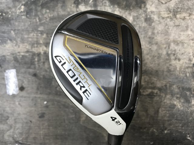 商品詳細 種別 ユーティリティ(ロングアイアンを含む) モデル STEALTH GLOIRE RESCUE フレックス SR 本数 1 長さ 40 ライ角 62 キックポイント 先中調子 ヘッド体積 113 メーカー テーラーメイド シャフト SPEEDER NX for TM ロフト 21 番手 #4 クラブ重量 323 バランス D0 ヘッド素材 ステンレススチール+カーボンクラウン 定価 40000 傷の程度 ヘッドカバー 無 フェース 【B-】傷が多数あり ソール 【B-】傷が多数あり グリップ 【B-】傷が多数あり クラウン 【B-】傷が多数あり シャフト状態 【B-】傷が多数あり その他コメント ヘッドカバーなし　グリップ：オリジナル　クラウンのフェース寄りトゥ側に大きな塗装欠け傷あります（画像4参照）