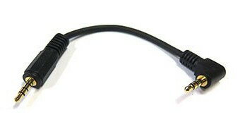 COMON(カモン)　3.5mm(4極)Plug ⇔ 3.5mm(4極)Plug片側L型　0.15m [W435-015A]