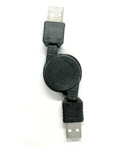 COMON(カモン)　USB-2.0リールケーブル　A⇔Aタイプ 0.8m [EC-AA] その1