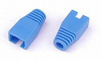 COMON(カモン) RJ-45 用 カバーのみ 色:青 cap無タイプ 50個 [BOOT-BL×50]