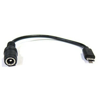COMON(カモン)　DC変換ケーブル DC5.5φ/2.1φ(メス)→USB2.0 MicroBタイプ(オス) [5521MB-015]