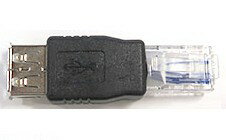 COMON(カモン)　USB2.0 A(メス)⇔RJ45変換 [AF-RJ45]