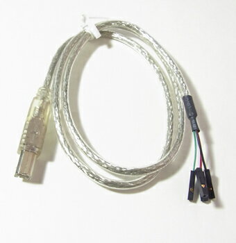 USB2.0ポートを外出しケーブル　バラピン(メス・オス)／USB B(オス)70cm
