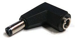 COMON(カモン)　DC変換アダプタL型[外径5.5φ 内径1.7φ]メスー[外径5.5φ 内径2.1φ]オス [5517-5521L]