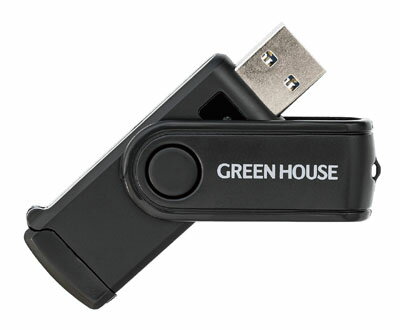 グリーンハウス　SDXC対応UHS-1 SD/microSD USB3.0カードリーダ/ライタ [GH-CRMU3A-BK]