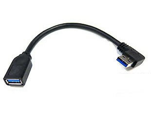 COMON(カモン)　USB3.0　Aタイプ 右L型変換 0.2m [3A-R02]