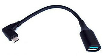 COMON(カモン)　USB3.1 OTGケーブル　A(メス)⇔C(オス)L型 [3AUC-015LOTG]