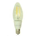 東京メタル工業 LED電球 シャンデリア球 密閉器具対応 40W形相当 LDC4LCD40E17TM