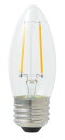 東京メタル工業 LED電球 密閉器具対応 シャンデリア形 フィラメントタイプ LDC2LC25WE26T2