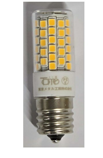 Rakuten - 東京メタル工業　LEDランプ　調光対応　 口金E17　電球色　E17-5WDC-TM