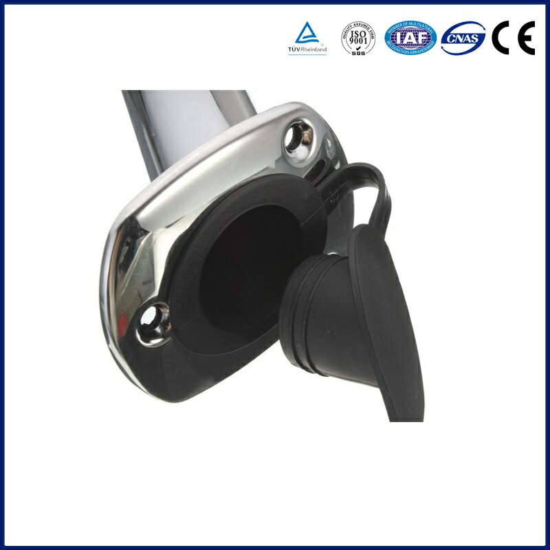 ロッドホルダー トローリングポスト ステンレス 　パイプ取り付けタイプのロッドホルダー　船釣り　釣り用具　新品 075