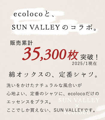 【14%OFF】 サンバレー ecoloco別注 ブラウス 長袖 レディース シャツ 綿オックス レギュラー丈 綿100% コットン/着後レビューでクーポン☆ SUNVALLEY カジュアル トップス 大きいサイズ エコロコ e+,/春 秋冬 25AW0801R, - Image 2
