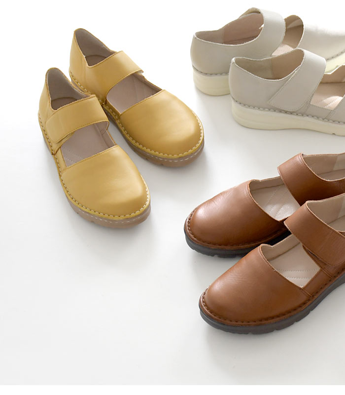 【チケット利用で1点無料】4E 本革 コンフォートシューズ フラットシューズ ぺたんこ 歩きやすい 大きいサイズ 軽い／着後レビューでクーポン☆ カジュアル ワイド 外反母趾 柔らかい 痛くない レザー パンプス 幅広 エコロコ レディース e+ z+ Ms,Ls,LL,／25SS0117R,