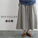 残り僅かセール パンツ ズボン SUN VALLEY sunvalley サンバレー 綿 麻 コットン リネン フレアパンツ 30代 ／ シンプル ゆったり ナチュラル ウエストゴム 体型カバー Ms, ／ エコロコ 春 夏 秋 レディース 2220SS0701, sel,