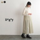 M〜3L ワンピース ロングワンピース D*g*y dgy ディージーワイ ギャザー インナーワンピース / 綿 リブ ニット コットン 無地 ゆったり 体型カバー ナチュラル Ms,Ls,LL,3L, / 春 秋 冬 レディース 2320SS0210, エコロコ sel,