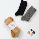 日本製 CANVAS HEMP リブクルー 2足組 靴下 ソックス ヘンプ麻/カジュアル ナチュラル サスティナブル 抗菌 吸湿性 消臭性 紫外線防止 レディース メンズ エコロコ z+, sel,/-抗菌防臭 靴下 レディース- 大きいサイズ 23AW0818, j23,