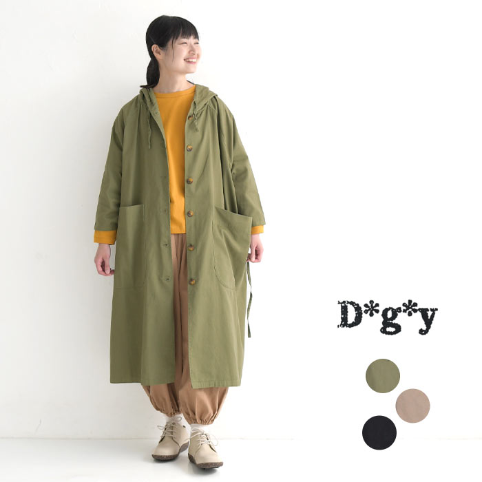 【セール！】 返品交換不可 D*g*y ゆったり ラグランアウター コットン20番手 ツイル M～3L 綿100％／カジュアル dgy ライトアウター ポンチョ風 ジャケット レディース エコロコ sel, Ms,Ls,LL,3L／秋 大きいサイズ 23AW0915, q1201, q5,のサムネイル