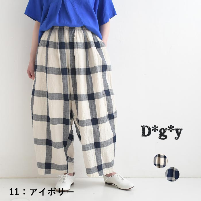 楽天市場】リネン パンツ（柄チェック）の通販