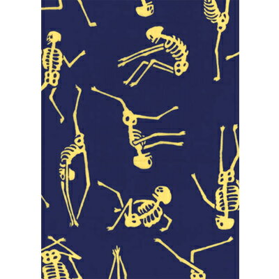 手ぬぐい 日本製 綿100％ 梨園染 注染 ダンスマカブル 約37×98cm【メール便（ポスト投函便）対応商品】