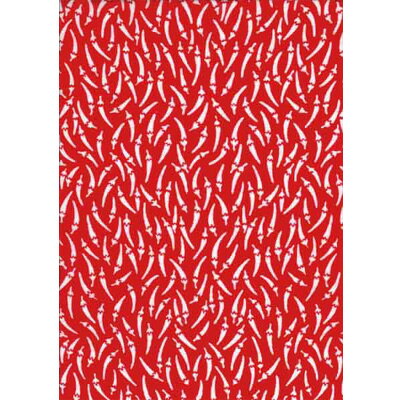 手ぬぐい 日本製 綿100％ 梨園染 注染 唐辛子 約37×98cm【メール便（ポスト投函便）対応商品】