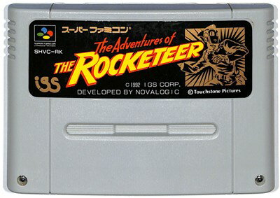 SFC ROCKETEER (ロケッティア) (ソフトのみ) 前面シールに小さい剥がれあり スーパーファミコン スーファミ