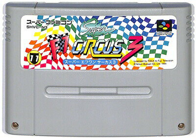SFC スーパーエフワンサーカス3 F-1 (ソフトのみ)【中古】 スーパーファミコン スーファミ SFC スーパーエフワンサーカス3 F-1 (ソフトのみ)【中古】 スーパーファミコン スーファミ