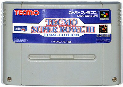 SFC テクモスーパーボウル3 ファイナルエディション (ソフトのみ)【中古】 スーパーファミコン スーファミ SFC テクモスーパーボウル3 ファイナルエディション (ソフトのみ)【中古】 スーパーファミコン スーファミ