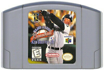 N64 MAJOR LEAGUE BASEBALL feat. KEN GRIFFEY JR 北米版（ソフトのみ） 【中古】日本版本体動作不可 64 ソフト