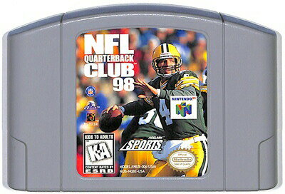 N64 NFL QUARTERBACK CLUB98 北米版（ソフトのみ） 【中古】日本版本体動作不可 ニンテンドウ　ニンテンドー　任天堂 64 ソフト