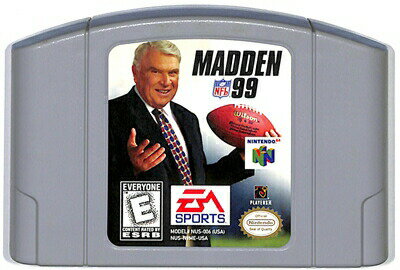 N64 MADDEN NFL 99 北米版（ソフトのみ） 【中古】日本版本体動作不可 ニンテンドウ　ニンテンドー　任天堂 64 ソフト