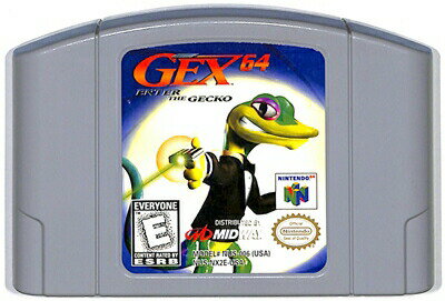 N64 GEX64 ENTER THE GECKO ǡʥեȤΤߡ šưԲ ˥ƥɥ˥ƥɡǤŷƲ 64 ե