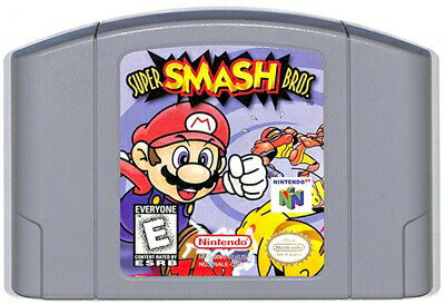 N64 SUPER SMASH BROS 大乱闘スマッシュブラザーズ 北米版（ソフトのみ） 【中古】日本版本体動作不可 64 ソフト