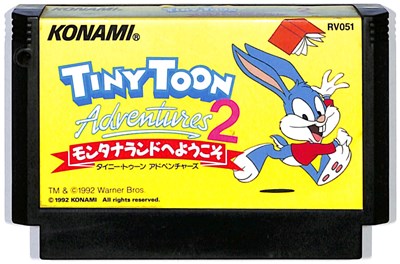 ファミコン タイニートゥーン アドベンチャーズ2 シールにやや色褪せあり （ソフトのみ） FC【中古】