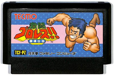 ファミコン 激闘プロレス！！闘魂伝説 （ソフトのみ） FC【中古】