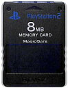 PS2 SONY製 メモリーカード【8MB】 （ミッドナイトブルー） 初期化済【中古】プレイステーション2 プレステ2