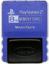 PS2 メモリーカード【8MB】 MAJICGATE KEMCO製 (紫) 初期化済【中古】プレイステーション2 プレステ2