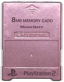 PS2 メモリーカード【8MB】 MAJICGATE製 （ピンク） 初期化済【中古】プレイステーション2 プレステ2