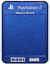 PS2 メモリーカード （ルミナスブルー）【8MB】ケースなし 初期化済 【中古】プレイステーション2 プレステ2