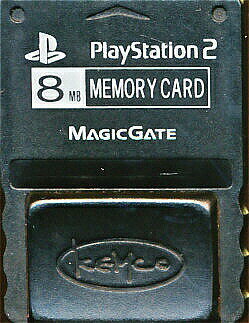 PS2 メモリーカード（ブラック）kemco 【8MB】 初期化済【中古】プレイステーション2 プレステ2